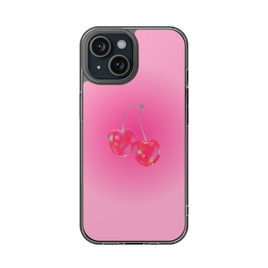 Cherry Aura Pink Phone Case - Covershub