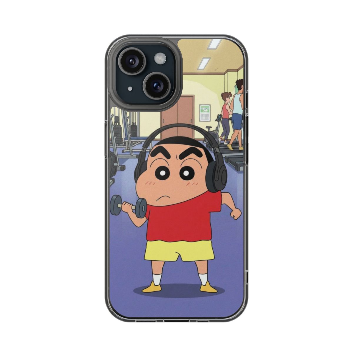shinchan hard work Phone Case