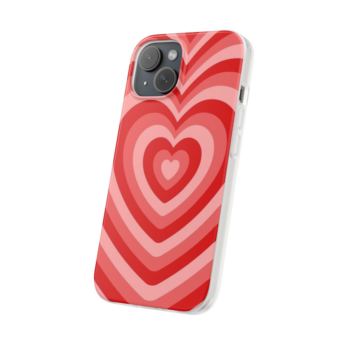 Y2K Red Hearts Designer Phone Case