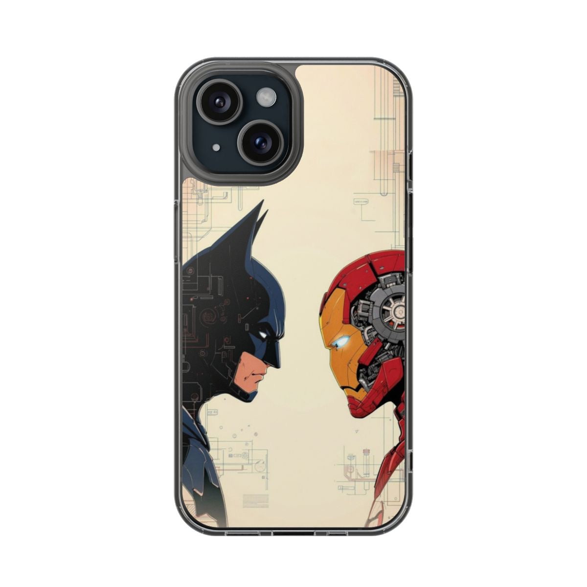 Batman and Iron Man Phone Case