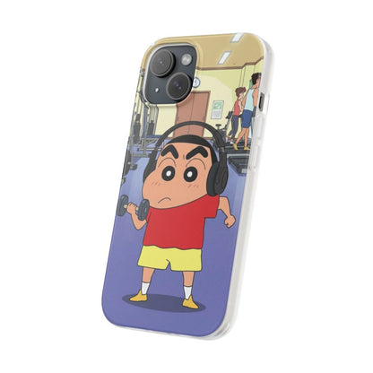 shinchan hard work Phone Case