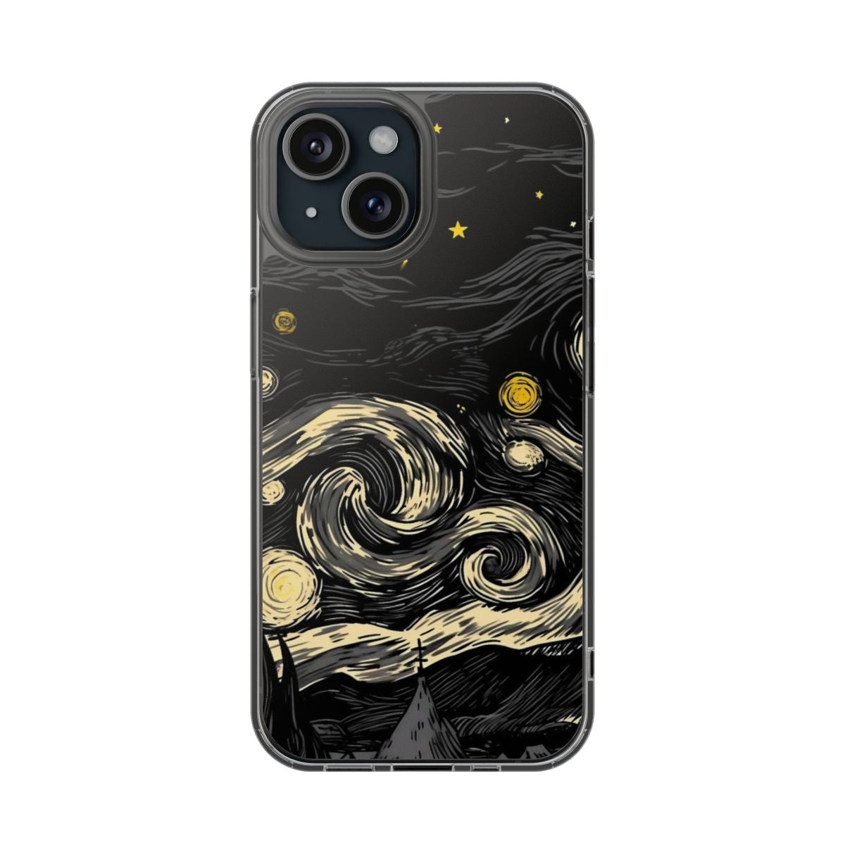 Vangogh's Black Night Phone Case