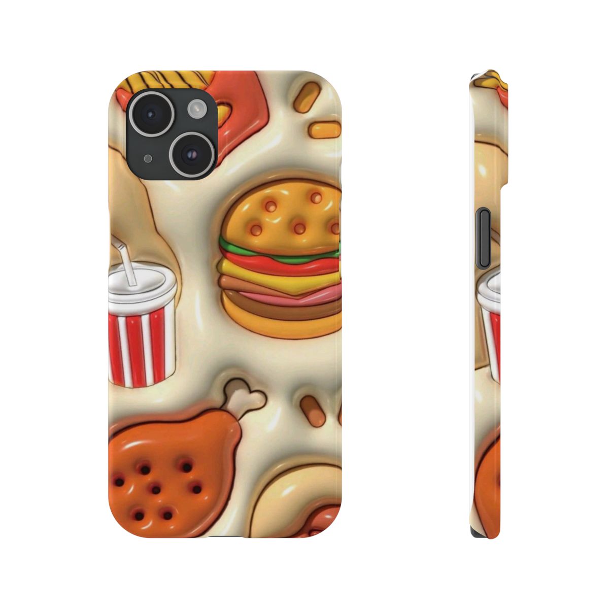 Burger & Fries Vibes Phone Case