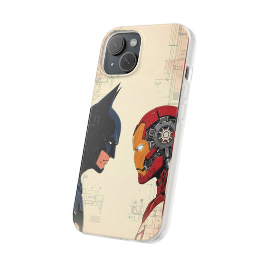 Batman and Iron Man Phone Case