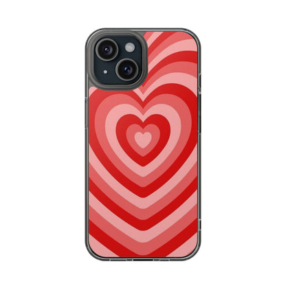 Y2K Red Hearts Designer Phone Case