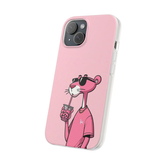 Pink Panther Boba Tea Edition Phone Case