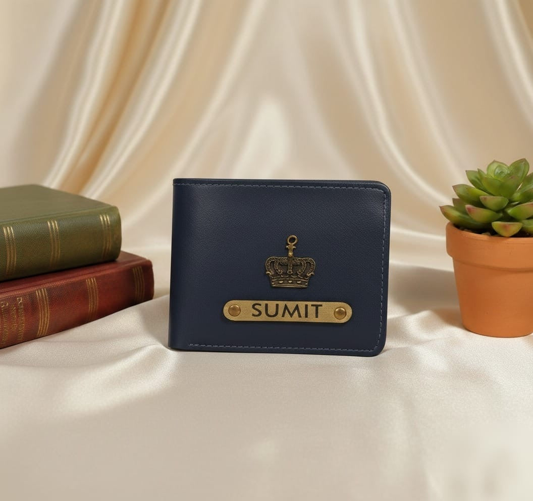 Personalised Blue Wallets