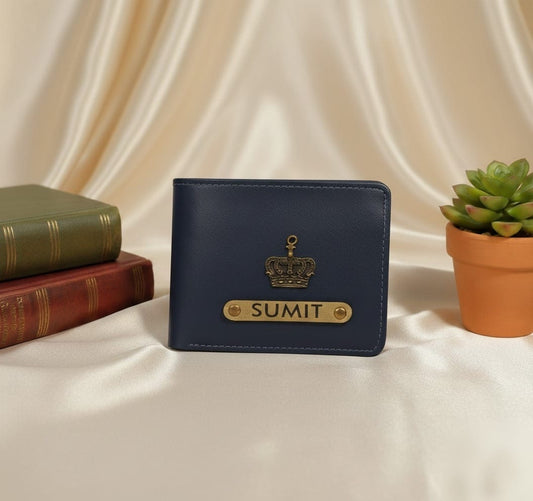 Personalised Blue Wallets