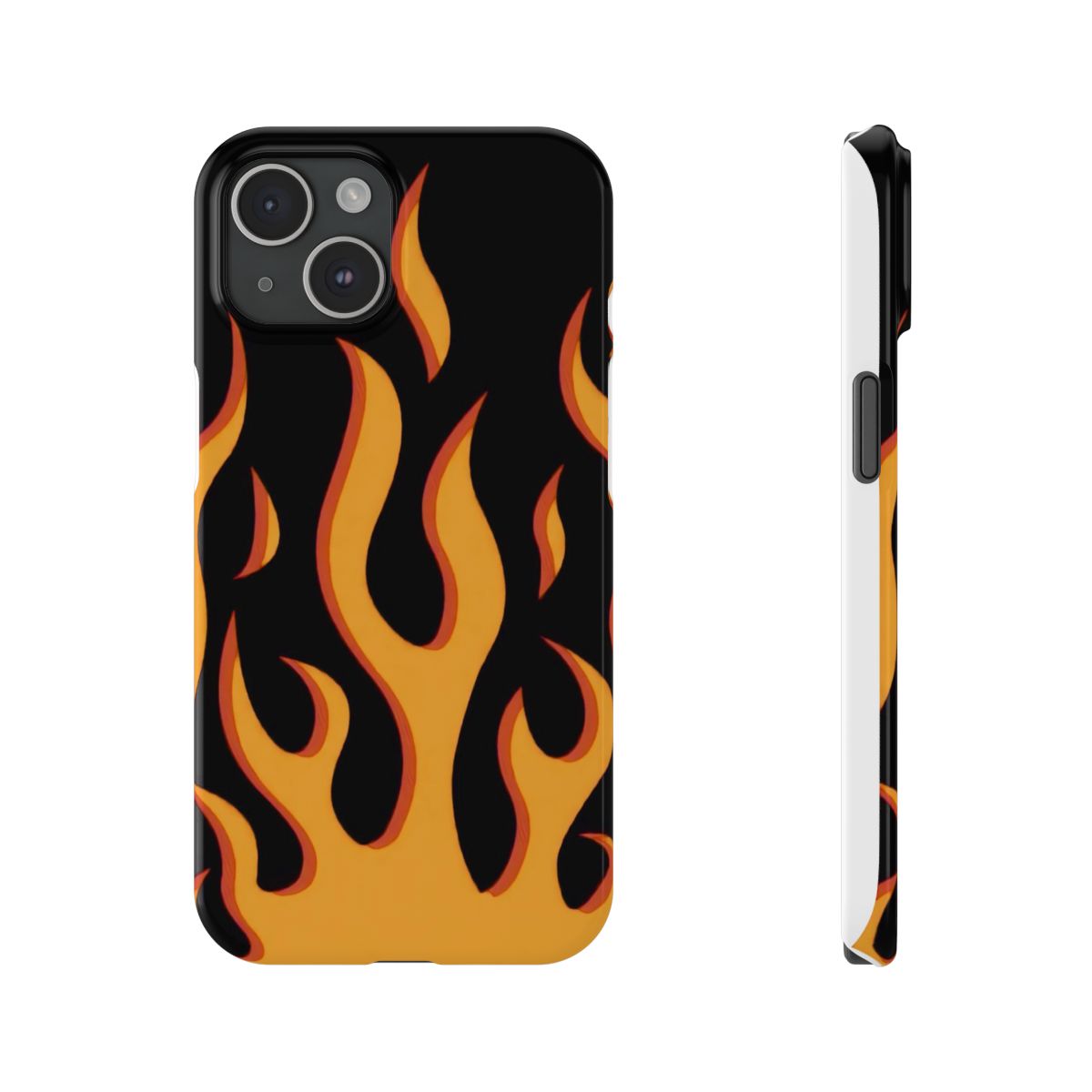 Flame Phone Case Orange