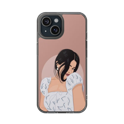 Elegant Illustrated Girl Phone Case - Covershub