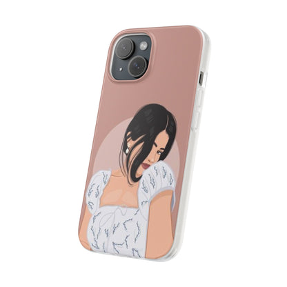 Elegant Illustrated Girl Phone Case - Covershub