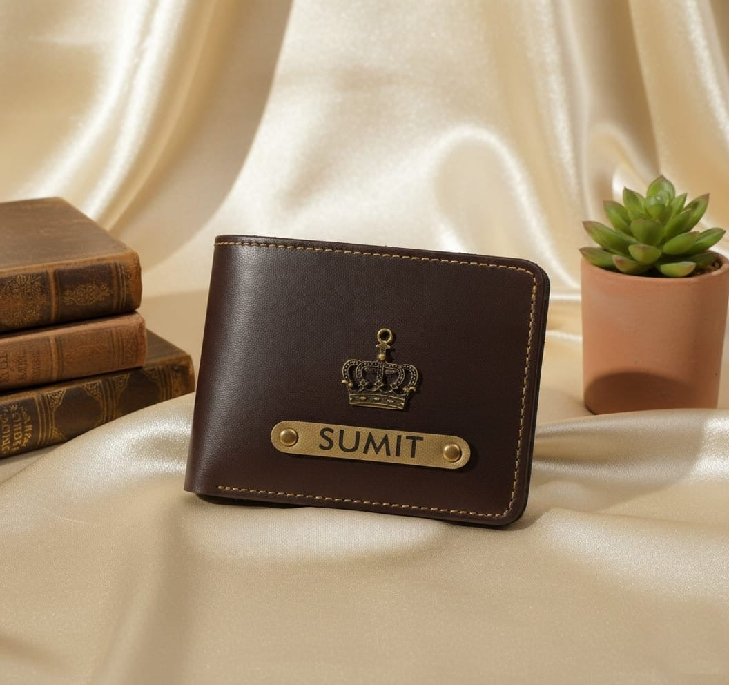 Personalised Dark Brown Wallets