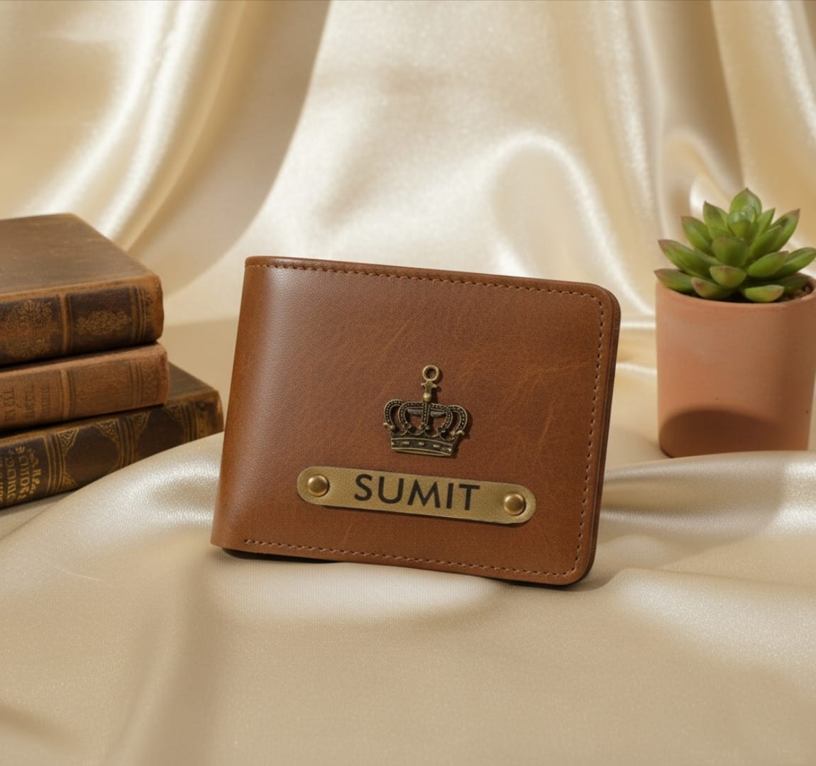 Personalised Tan Brown Wallets